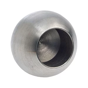 CROSO Vollkugel mit einseitigem Sackloch ø 10 mm, Kugel ø 20 mm,Edelstahl V2A