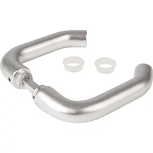 Drückerpaar 3006D, Vierkant 8 mm, Stiftlänge 60 mm, Aluminium silberfärbig