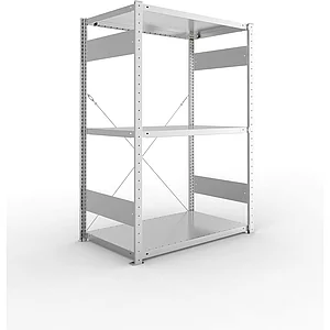 META Steck-Grundregal 1500 x 1000 x 600 mm 3 Fachböden 150 kg
