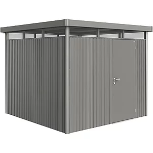 BIOHORT Gerätehaus HighLine H4 quarzgrau-metallic
