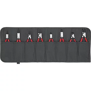 KNIPEX Sicherungsringzangen-Set 8-teilig 001958V01 in Rolltasche schwarz