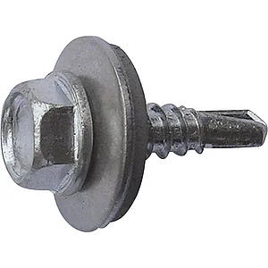 DIN7504K 4.8x 50 verzinkt Sechskantbohrschraube mit Scheibe ø 16 mm