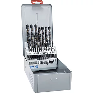 ALPEN Bohrer-Kassette KM32 DIN338RN HSS ø 1-10,5 mm + Kernlochbohrer 32-teilig