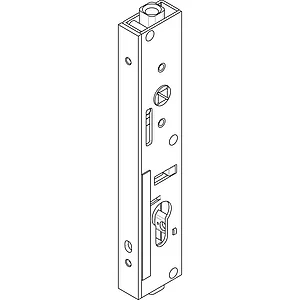 Einbauriegel sperrbar PZ ohne Riegel, DM 21 ,Stahl verzinkt