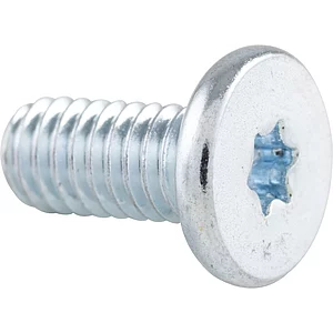 Zylinderschraube extrem niedriger Kopf M 3x10 Torx 8 - Stahl 08.8 verzinkt-blau
