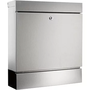 BURG Briefkasten SEATTLE mit Zeitungsbox, Edelstahl rostfrei