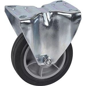 DÖRNER + HELMER Bockrolle TPE PP-Felge 100 mm 70 kg