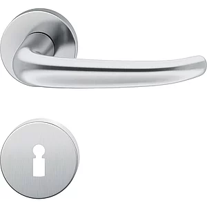 FSB Drückergarnitur 12 1023 ASL auf Rosette BB, Edelstahl matt