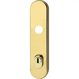 MARCHESI Sicherheits Langschild für Knopf PZ92, mK.-16 mm, Edst.-PVD