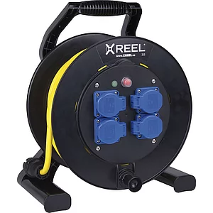 PCE Kabeltrommel XREEL310 N07V3V3-F 3G1.5 Länge 50 m IP 54