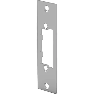 Schließblech f. Türöffner FGD m. Fallengleitdeckel,kurz eckig,110x28x3,Edelstahl