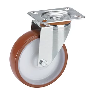 DÖRNER + HELMER Lenkrolle Polyurethan Polyamidfelge 100 mm 150 kg