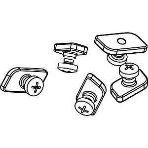 HAWA Junior 40 Montageset zu Winkelprofil (10 Stück)
