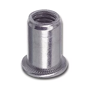 Feingewinde Blindnietmutter Flachkopf M10x1x21 Stahl verzinkt / SB-20
