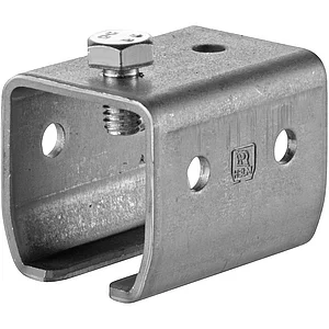 Übersteckmuffe f. bauseitige Schweißkonstruktion HELM 1404, M8 x 16, Stahl blank