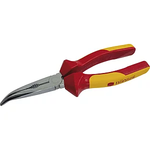 VDE-Langschnabelzange DIN 5745 gebogen Länge 200 mm