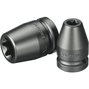 GEDORE Kraftsteckschlüssel TX K 19 1/2"vierkant Aussentorx® E14