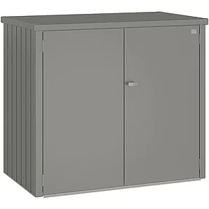 BIOHORT Mülltonnenbox Alex Duo quarzgrau