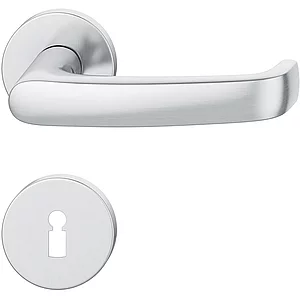 FSB Drückergarnitur 12 1045 ASL auf Rosette BB, Edelstahl matt