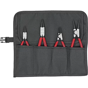 KNIPEX Sicherungsringzangen-Set 4-teilig 001956V01 in Rolltasche schwarz