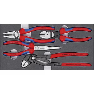 KNIPEX Zangen-Set "Basic" 4-teilig 002001V15 in Schaumstoffeinlage