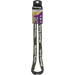 MASTER LOCK Zahlenkettenschloss 8028 EURD mit Nylonüberzug SB