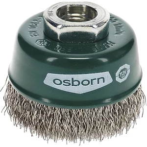 OSBORN Flächenreinigungs Topfbürste 60 x 21 mm rostfreier Stahldraht M14