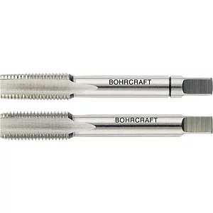 BOHRCRAFT Hand-Gewindebohrer-Satz HSSG DIN2181 6H metrisches Feingewinde 8x0.75