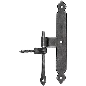 Fenstermittelband Krems, Eisen schwarz verzinkt, alt gebürstet*