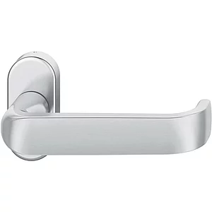 FSB FH-Rahmentürdrücker 09 1268 Hochhaltefeder B ovale Rosette Edelstahl matt