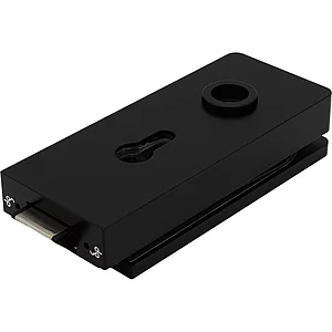 Schloss Studio 1121 PZ mit Wechsel, Glas 8 mm, Alu schwarz RAL 9005 (10.148)