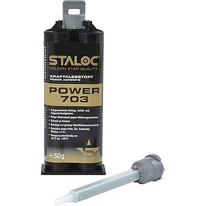 STALOC 2K Klebstoff Power 703 50ml schwarz, + Mischer