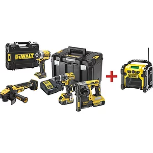 DEWALT Akku-Set Metall 18 V DCD796 / DCH273 / DCG409VSNT / DCF921NT-XJ / DCR019
