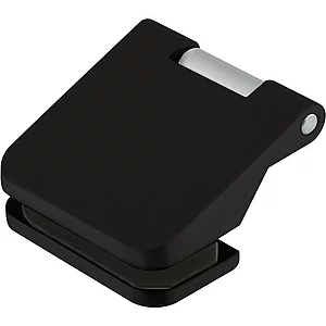 DORMA-Glas Türband Flügelteil Junior Office 11.360, 48,5 mm, Alu schwarz RAL9005