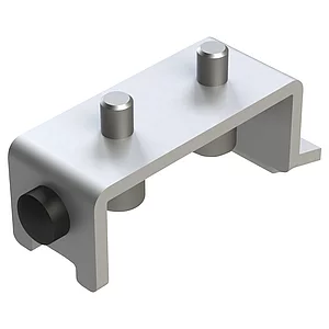 SOLIDO Stangenschloss Schließplatte Silent Stop, verstellbar, Stahl verzinkt