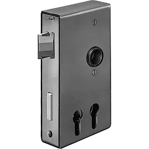 AMF Spezialschloss f. Stahlkonstruktionen 140D, 2 PZW,DM 30/60mm,Kastenstärke 40