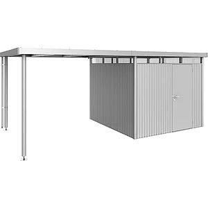 BIOHORT Seitendach HighLine H4 silber-metallic