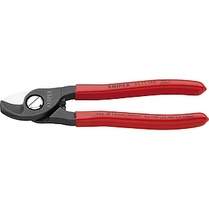 KNIPEX Kabelschere 9511 für Kabel 15 mm/50 mm², KS-Griff, brüniert, L=165 mm