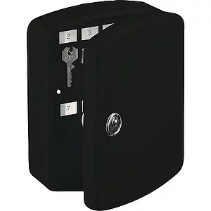BURG-WÄCHTER Schlüsselschrank Key Box, mit 24 Haken, Stahl schwarz