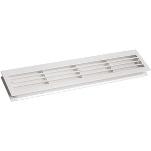 Lüftungsgitter für Zimmertüren 454 x 90 mm TS 35-45 mm Kunststoff weiß