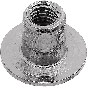 Hülsenmutter Flachkopf M 6x15 Stahl vernickelt