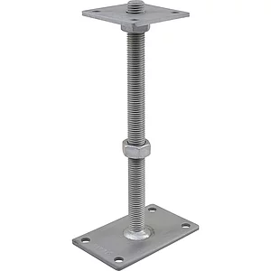 PITZL Pfostenträger Typ 11013.1300 ZiNiP beschichtet mit Gewindestange