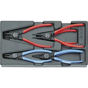 GEDORE Montage-Zangen-Satz 1500 ES-8000 in 1/3 ES-Modul 6-teilig