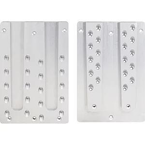 PITZL Doppel HVP 240x350x20 mm Aluminium eloxiert