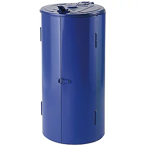 Wertstoffsammler rund 120 Liter blau