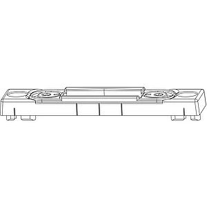MACO Fallenschließteil B-TV Stulpflügelgetriebe, Euronut, Holz/PVC, verstellbar