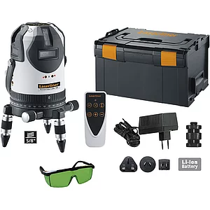 LASERLINER Kreuzlinienlaser grün PowerCross 8G 3,7 Volt / 1,7 Ah Li-Ion
