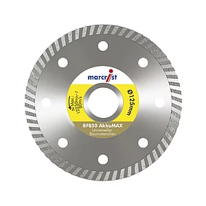 MARCRIST Diamant-Trennscheibe BF850 AkkuMax 125 x 22,23 mm Baumaterialien