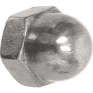 DIN1587/ 6 M10 verzinkt-blau Hutmutter hohe Form - Schlüsselweite nach ISO