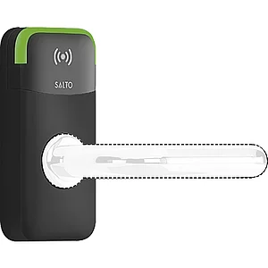 SALTO Abdeckplatte XS4 Mini Metall Edelstahl schwarz